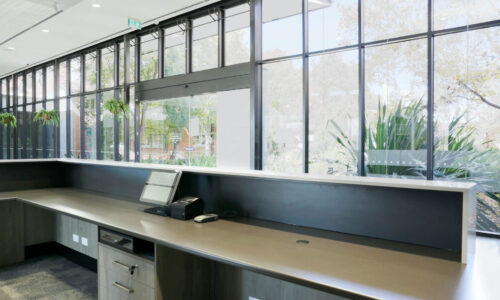 OMNI Building Group - Commercial Builders Newcastle & Dubbo DCC Gallery Reception Internal