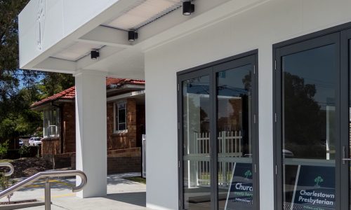 Omni Building commercial project Charlestown Presbyterian Church