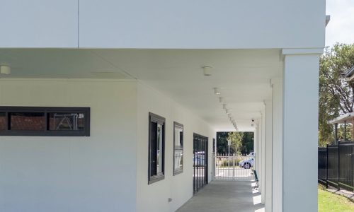 Omni Building commercial project Charlestown Presbyterian Church