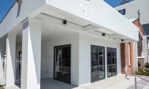 Omni Building commercial project Charlestown Presbyterian Church