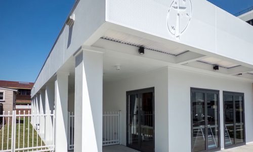 Omni Building commercial project Charlestown Presbyterian Church