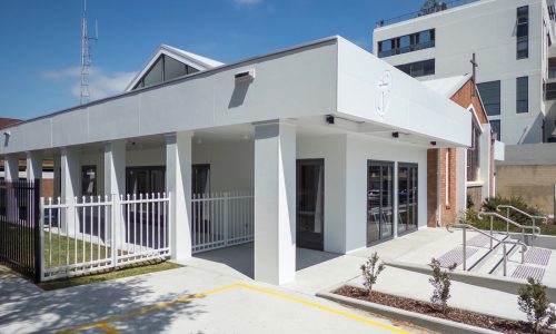 Omni Building commercial project Charlestown Presbyterian Church