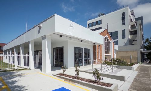 Omni Building commercial project Charlestown Presbyterian Church