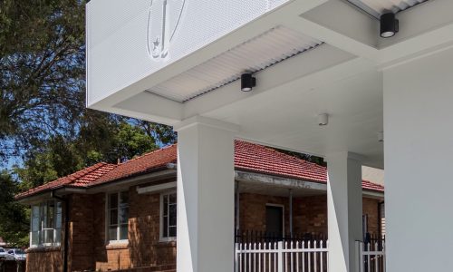 Omni Building commercial project Charlestown Presbyterian Church