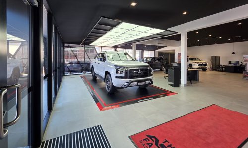 Omni Building Mitsubishi Showroom Inside