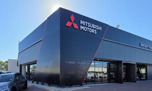 Omni Building Mitsubishi Showroom Inside